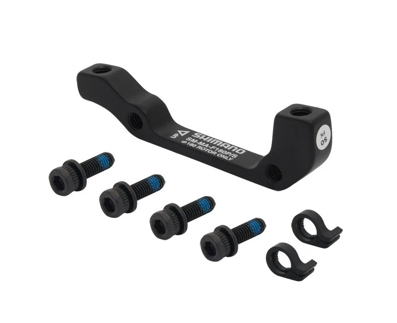1. Adaptor etrier fata Shimano Post/Stand 180 mm negru