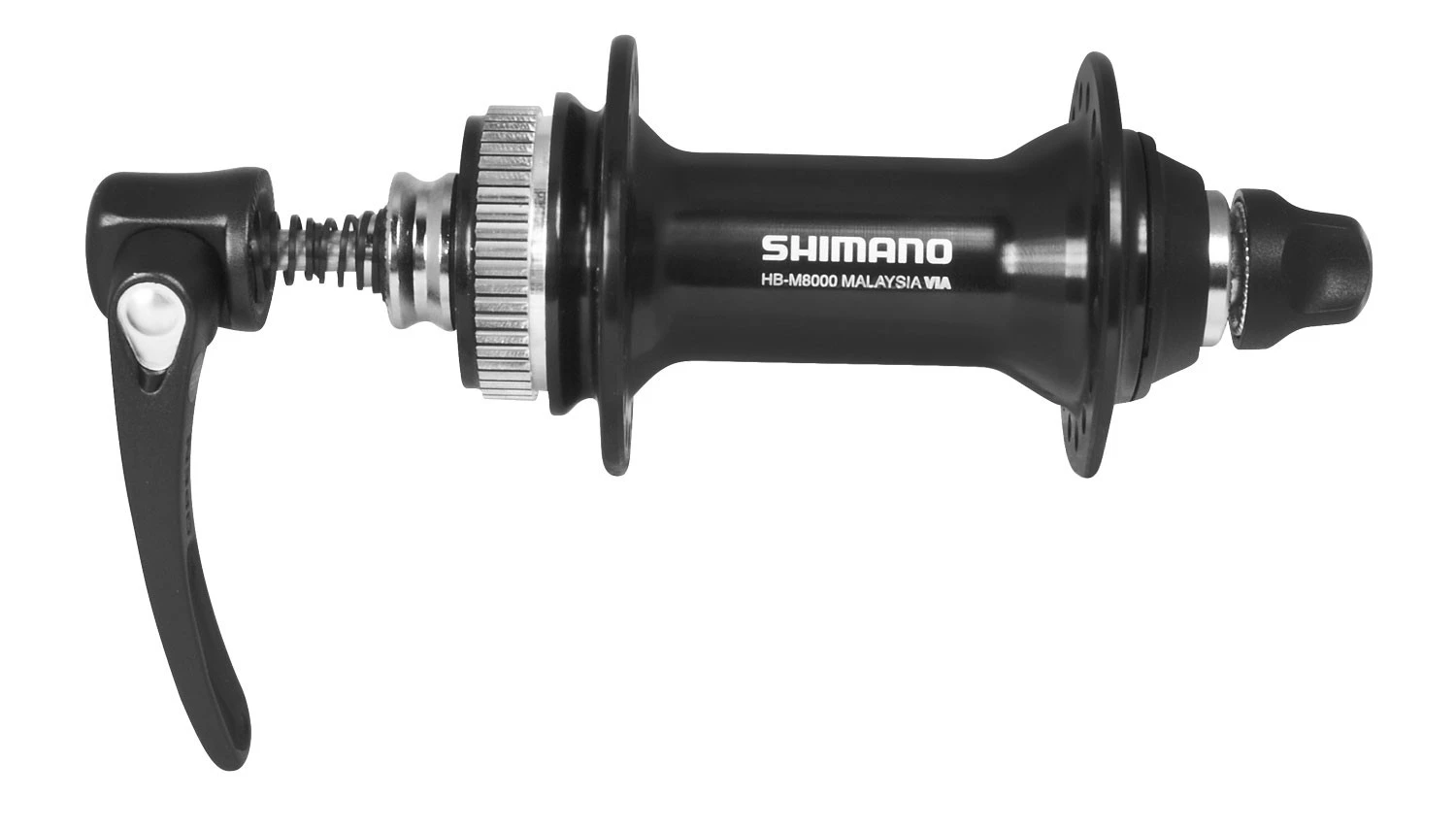 2. Butuc fata Shimano XT HBM8000 centerlock 32h negru