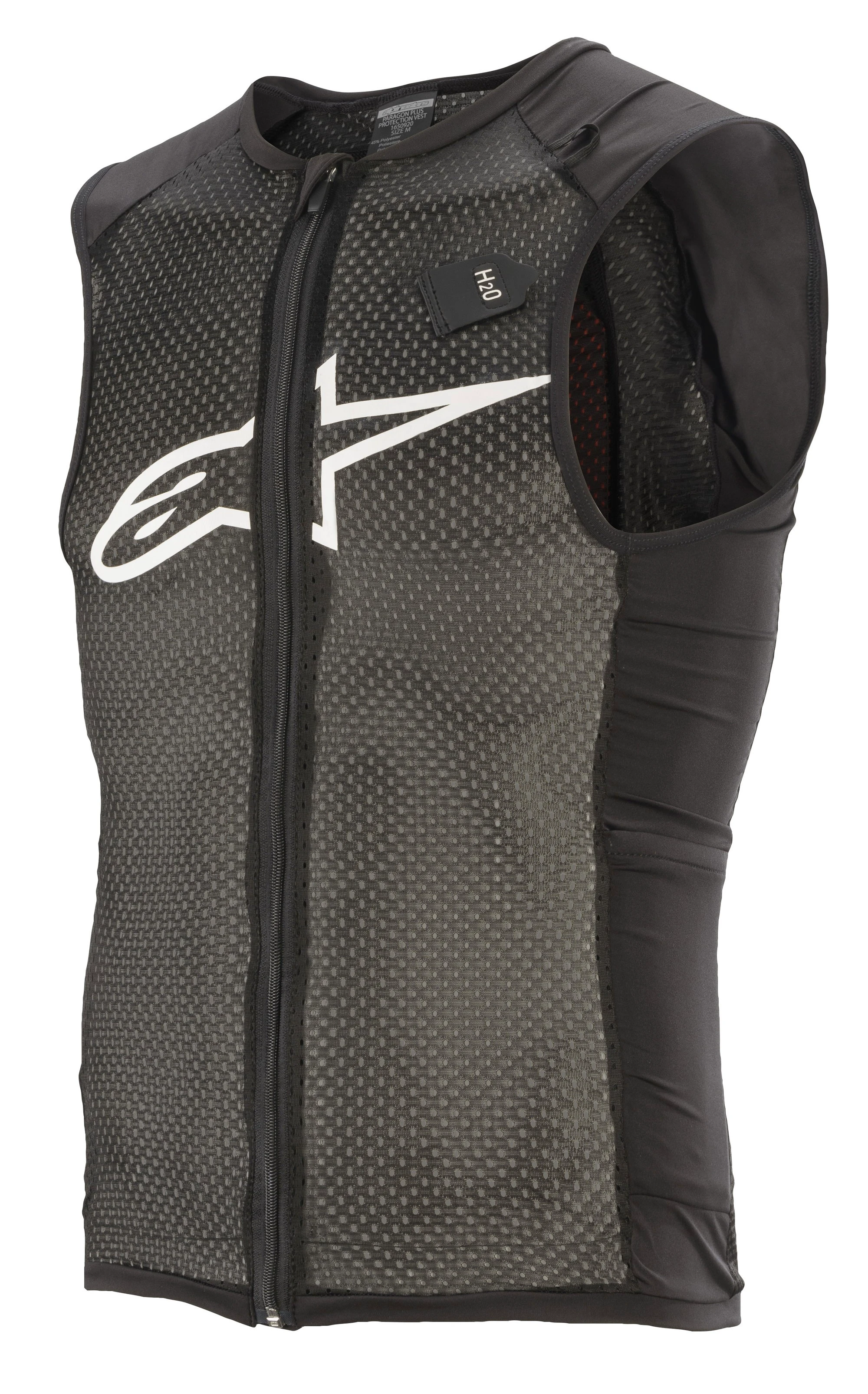1. Vesta protectie Alpinestars Paragon Plus Negru/Alb L