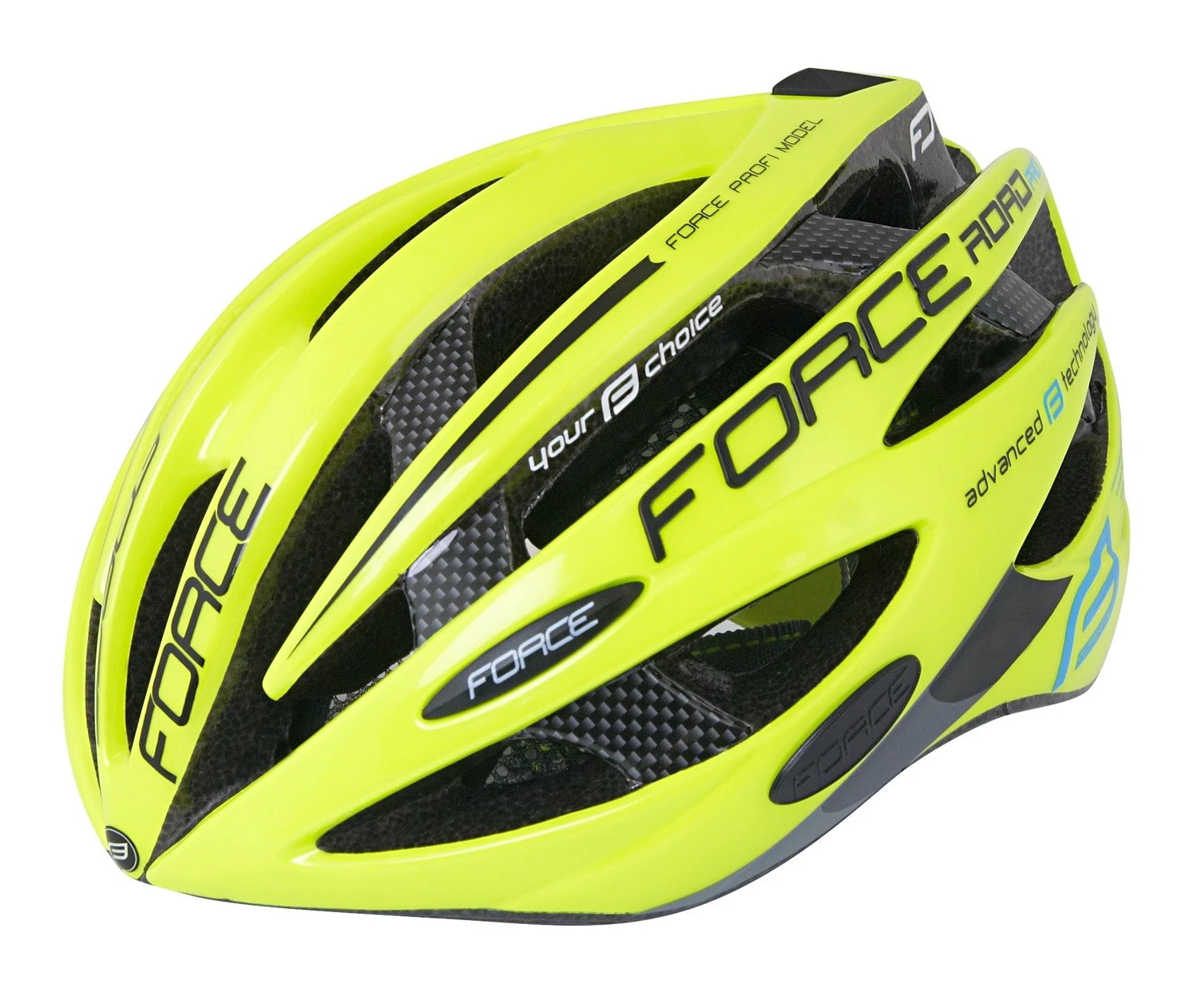 1. Casca Force Road Pro Fluo S-M (54-58 cm)