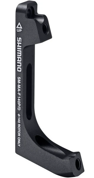 2. Adaptor etrier fata Shimano Post/Flat 140 mm negru