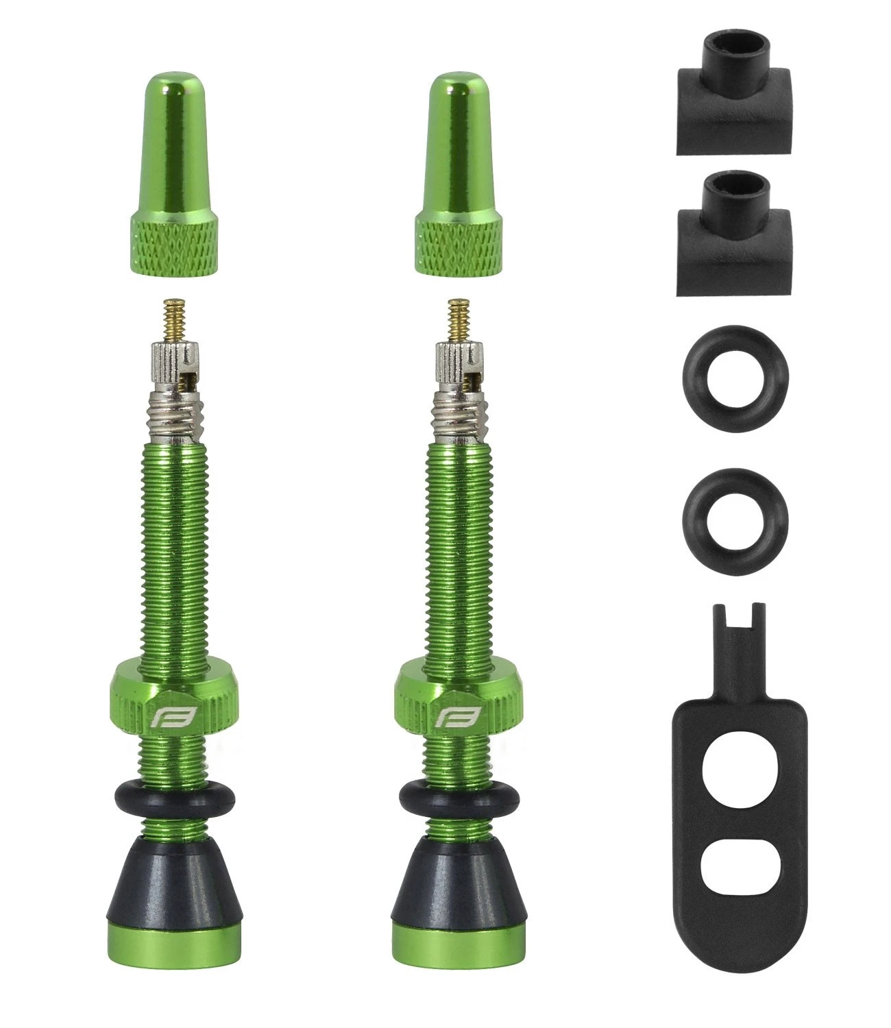 1. Set Valve Tubeless Force 2xFv 44mm Verzi