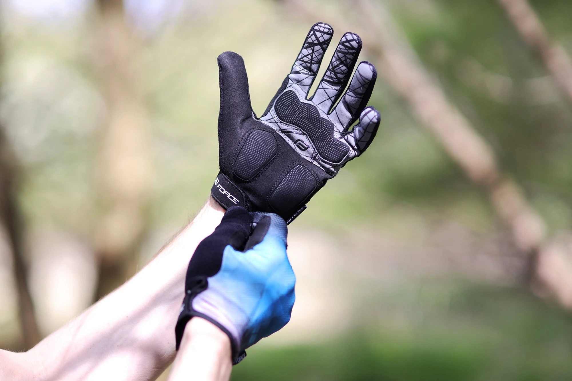 3. Manusi Force MTB Core, albastru