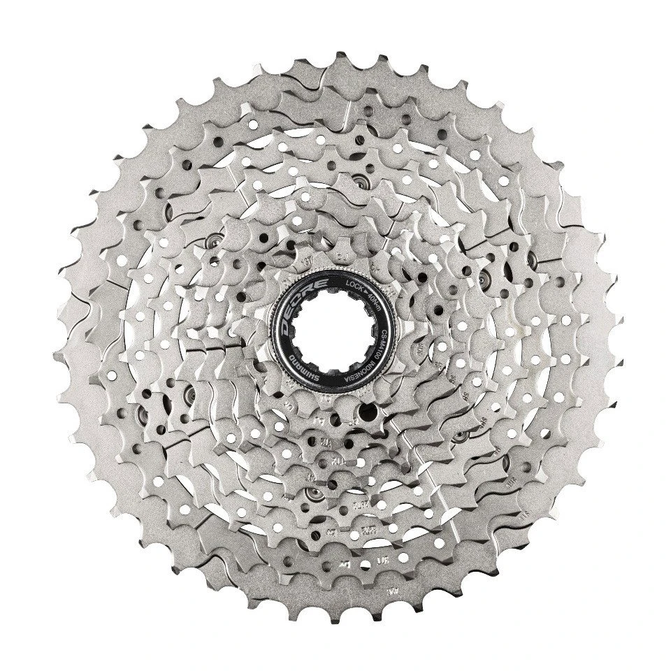 1. Caseta de pinioane Shimano Deore CSM4100, 10 viteze, 11-42T
