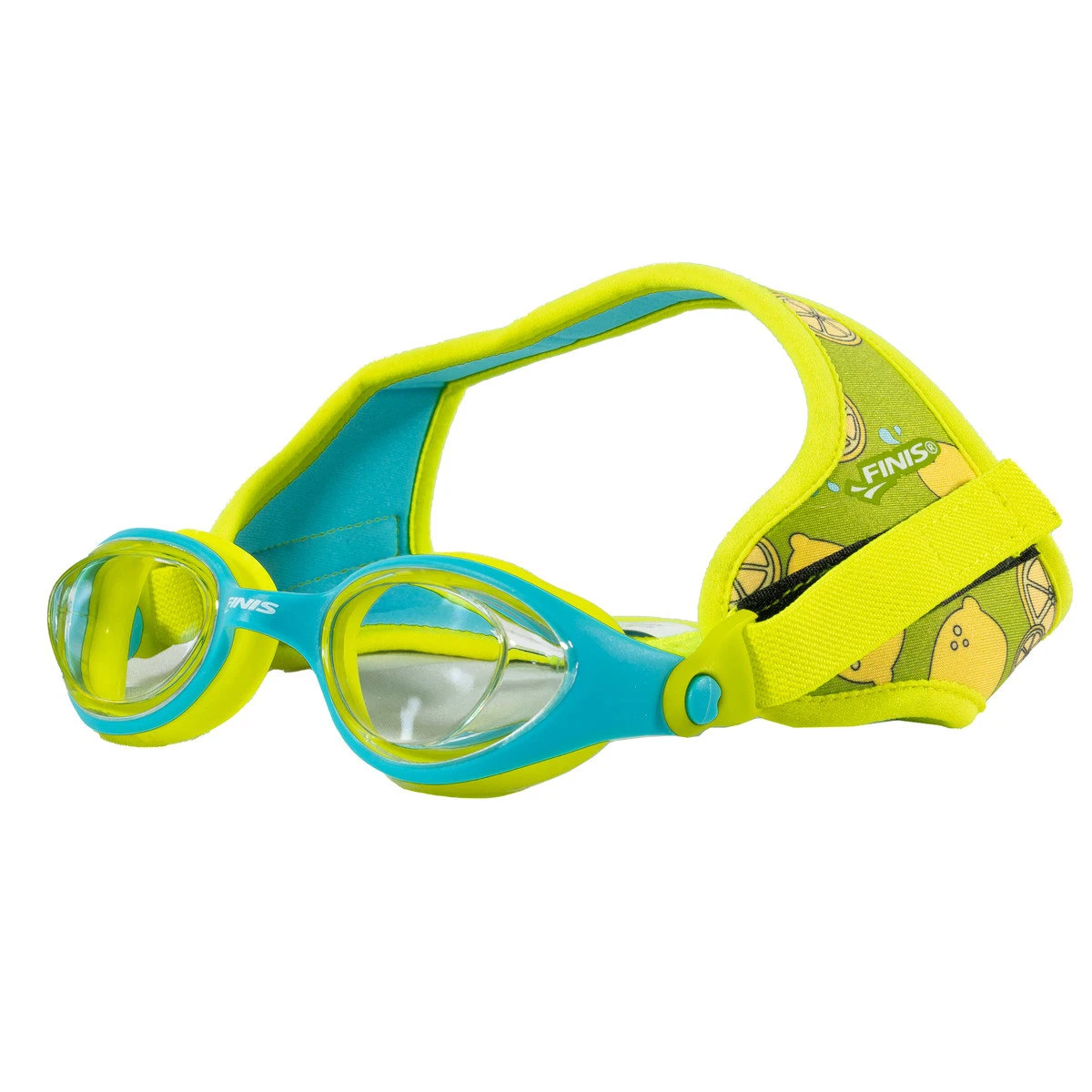 1. Finis - ochelari inot pentru copii DragonFlys - galben lamaie albastru