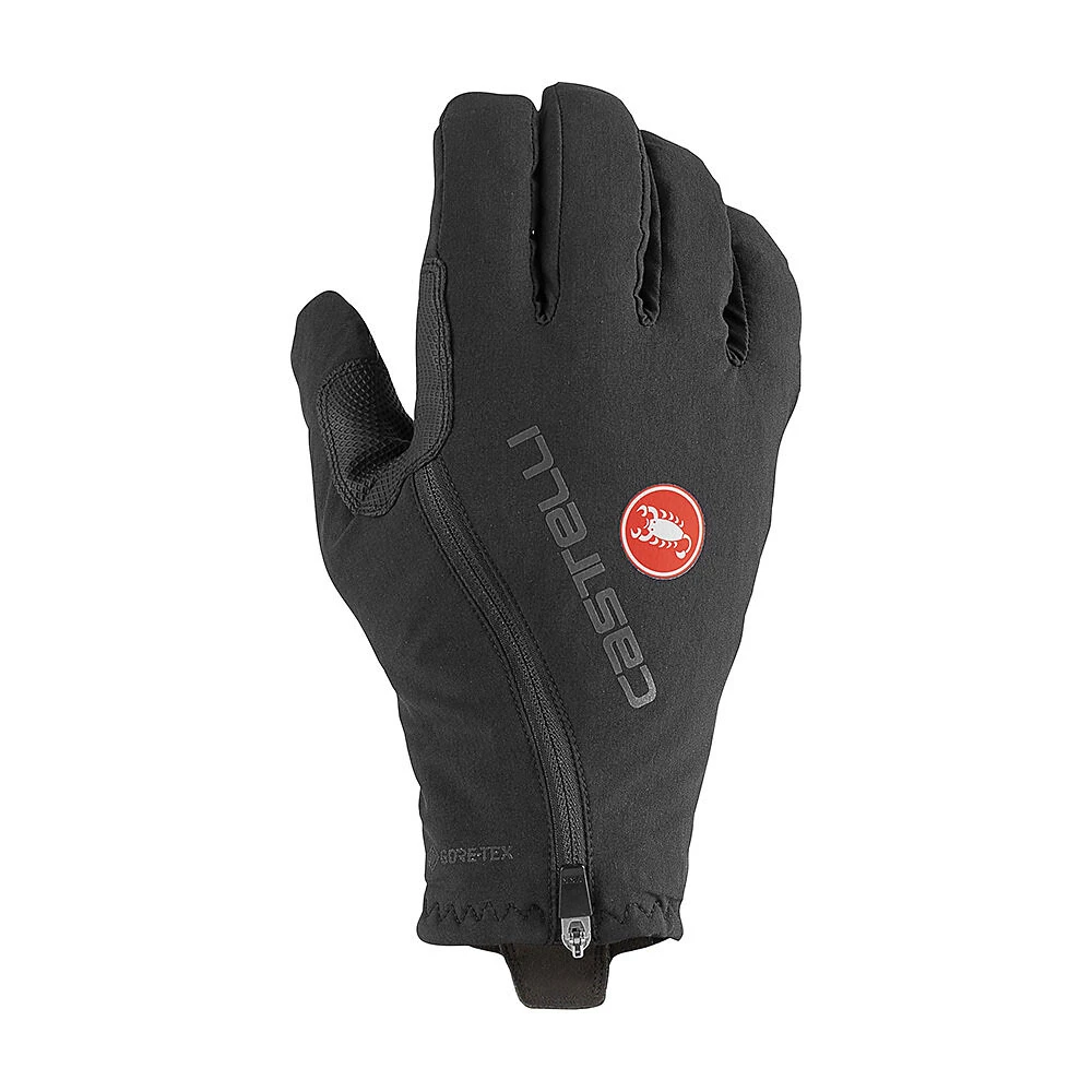 1. Castelli manusi ciclism calduroase cu degete lungi - Espresso GT - negru