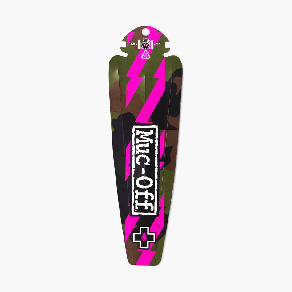 1. Muc-Off - Aparatoare spate roata bicicleta Back Ride Guard - verde Camo