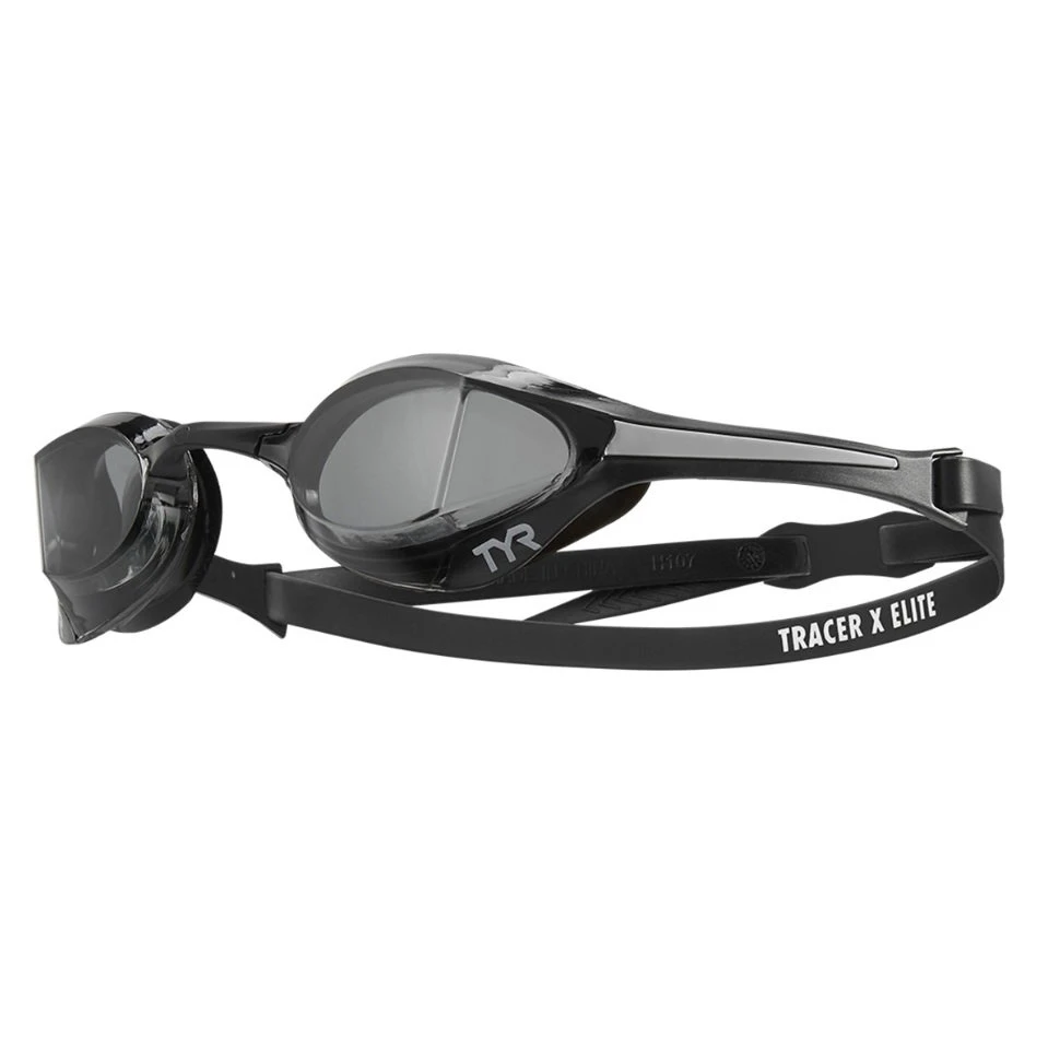 1. TYR - ochelari inot de competitie Tracer X Elite - negru