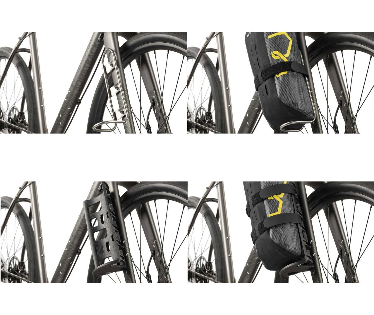 7. Apidura - geanta bicicleta Expedition Fork Pack 4.5L litri, fara suport prindere - gri negru