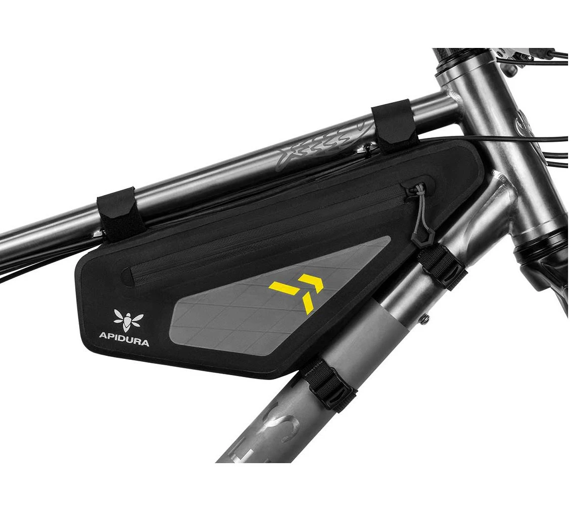 1. Apidura - geanta cadru bicicleta Backcountry 2.0 Frame Pack 2 litri - negru gri