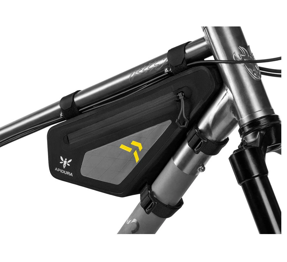 3. Apidura - geanta cadru bicicleta Backcountry 2.0 Frame Pack 2 litri - negru gri