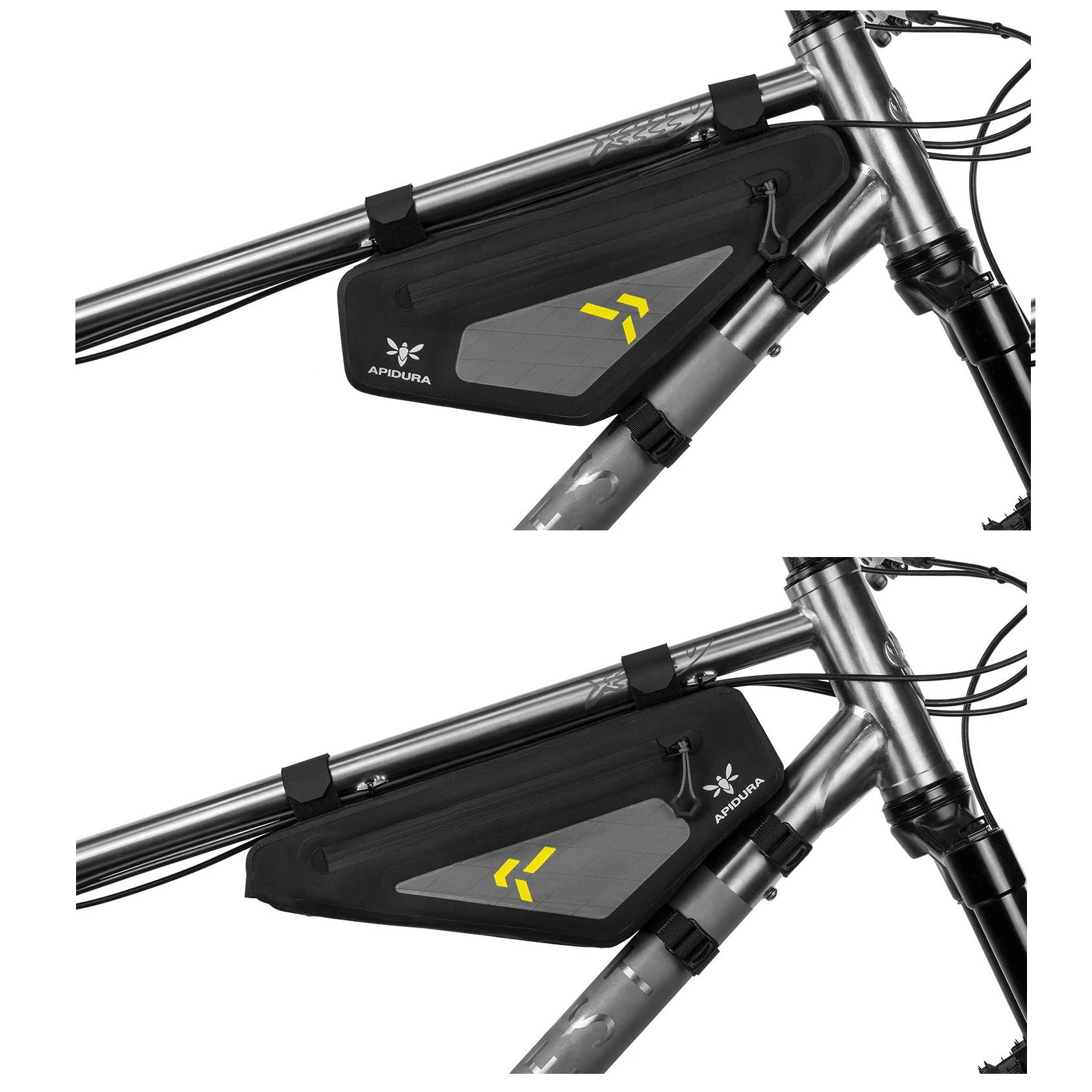 7. Apidura - geanta cadru bicicleta Backcountry 2.0 Frame Pack 2 litri - negru gri