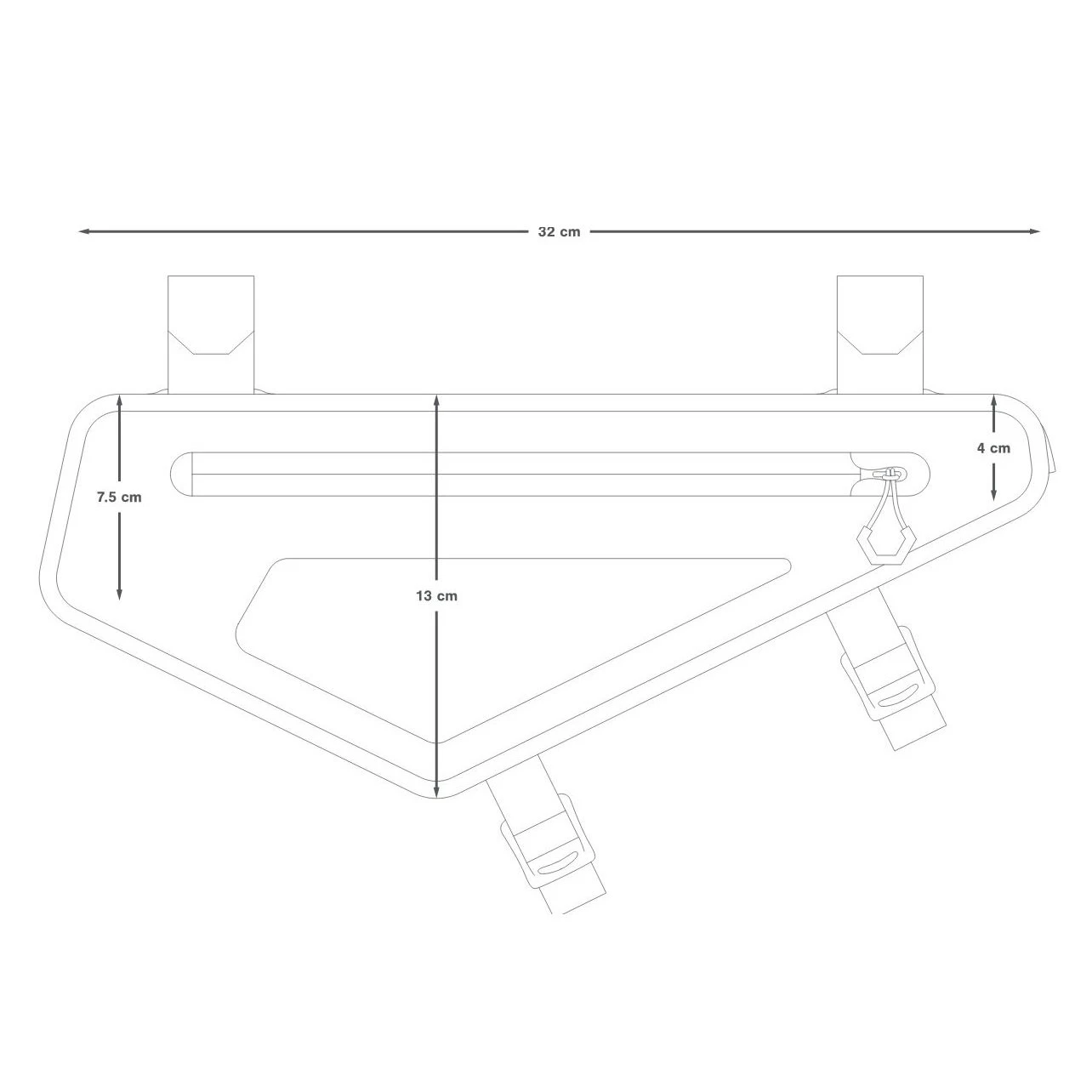 12. Apidura - geanta cadru bicicleta Backcountry 2.0 Frame Pack 2 litri - negru gri