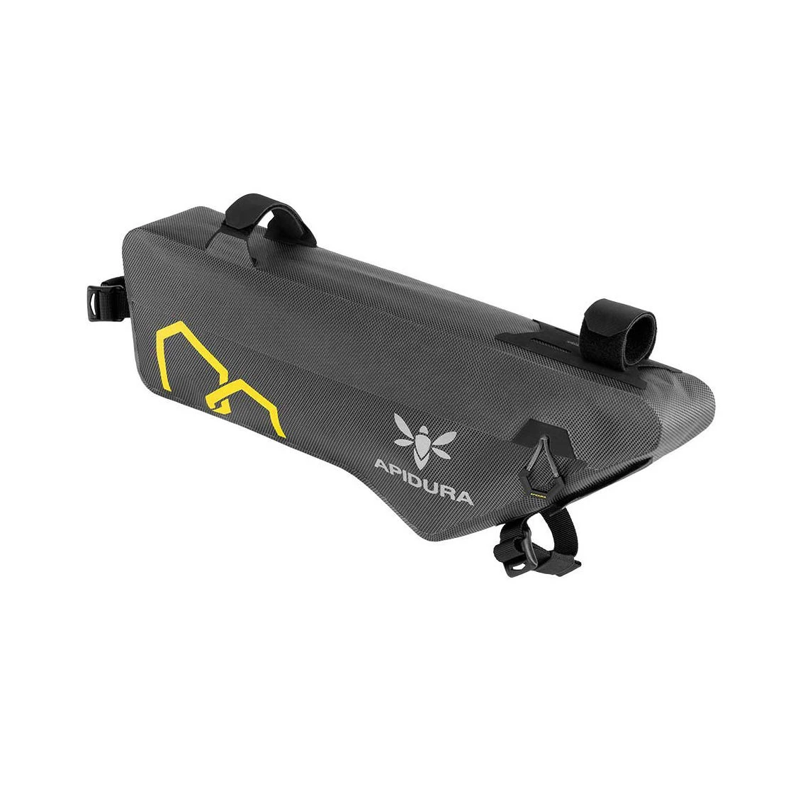 3. Apidura - geanta cadru bicicleta Expedition Frame Pack 3 litri (pentru cadru compact) - gri negru