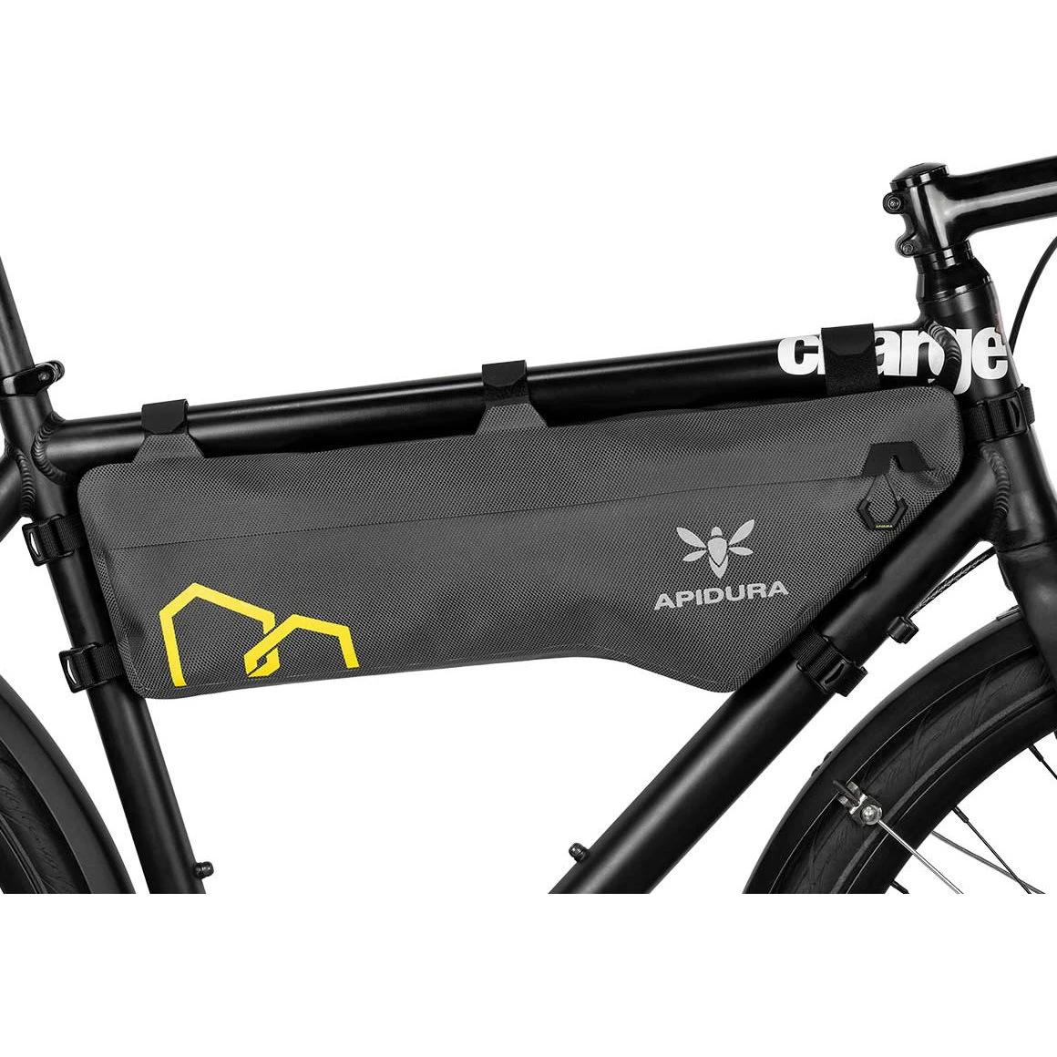 1. Apidura - geanta cadru bicicleta Expedition Frame Pack 5.3 litri (pentru cadru compact) - gri negru