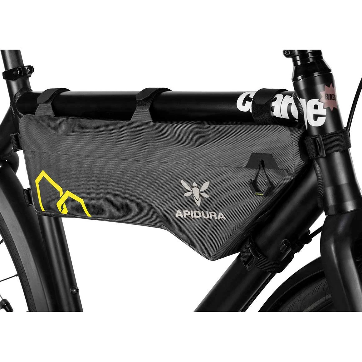 3. Apidura - geanta cadru bicicleta Expedition Frame Pack 5.3 litri (pentru cadru compact) - gri negru