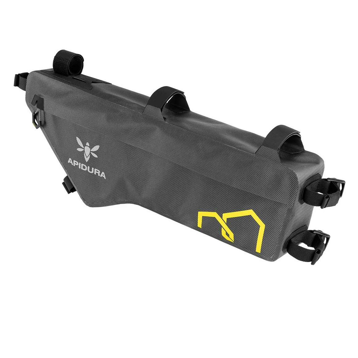 4. Apidura - geanta cadru bicicleta Expedition Frame Pack 5.3 litri (pentru cadru compact) - gri negru