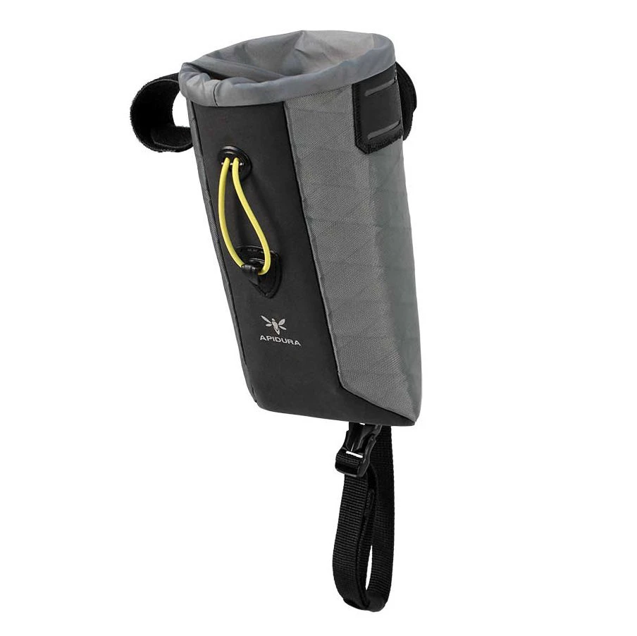 1. Apidura - geanta ghidon bicicleta Backcountry 2.0 Food Pouch 1.2 litri - gri negru
