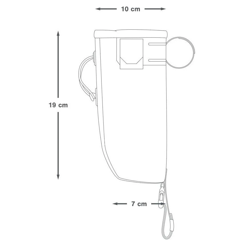 3. Apidura - geanta ghidon bicicleta Backcountry 2.0 Food Pouch 1.2 litri - gri negru
