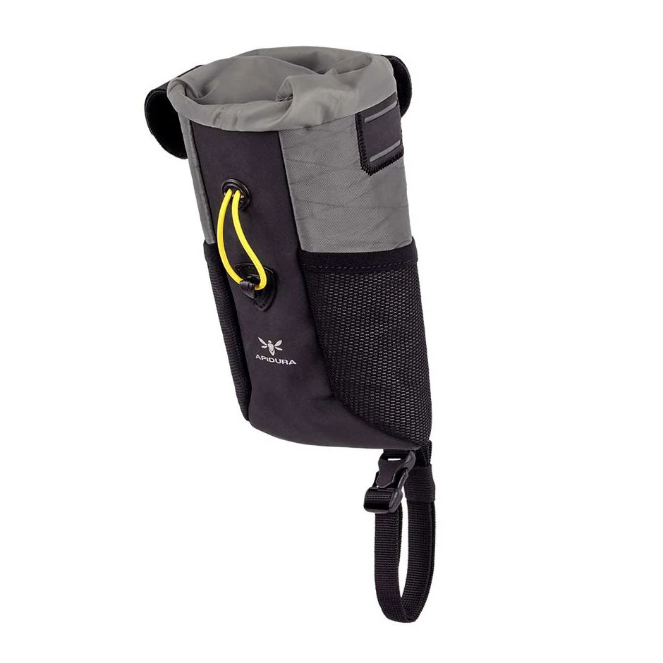2. Apidura - geanta ghidon bicicleta Backcountry 2.0 Food Pouch 1.2 litri (varianta Plus) - gri negru