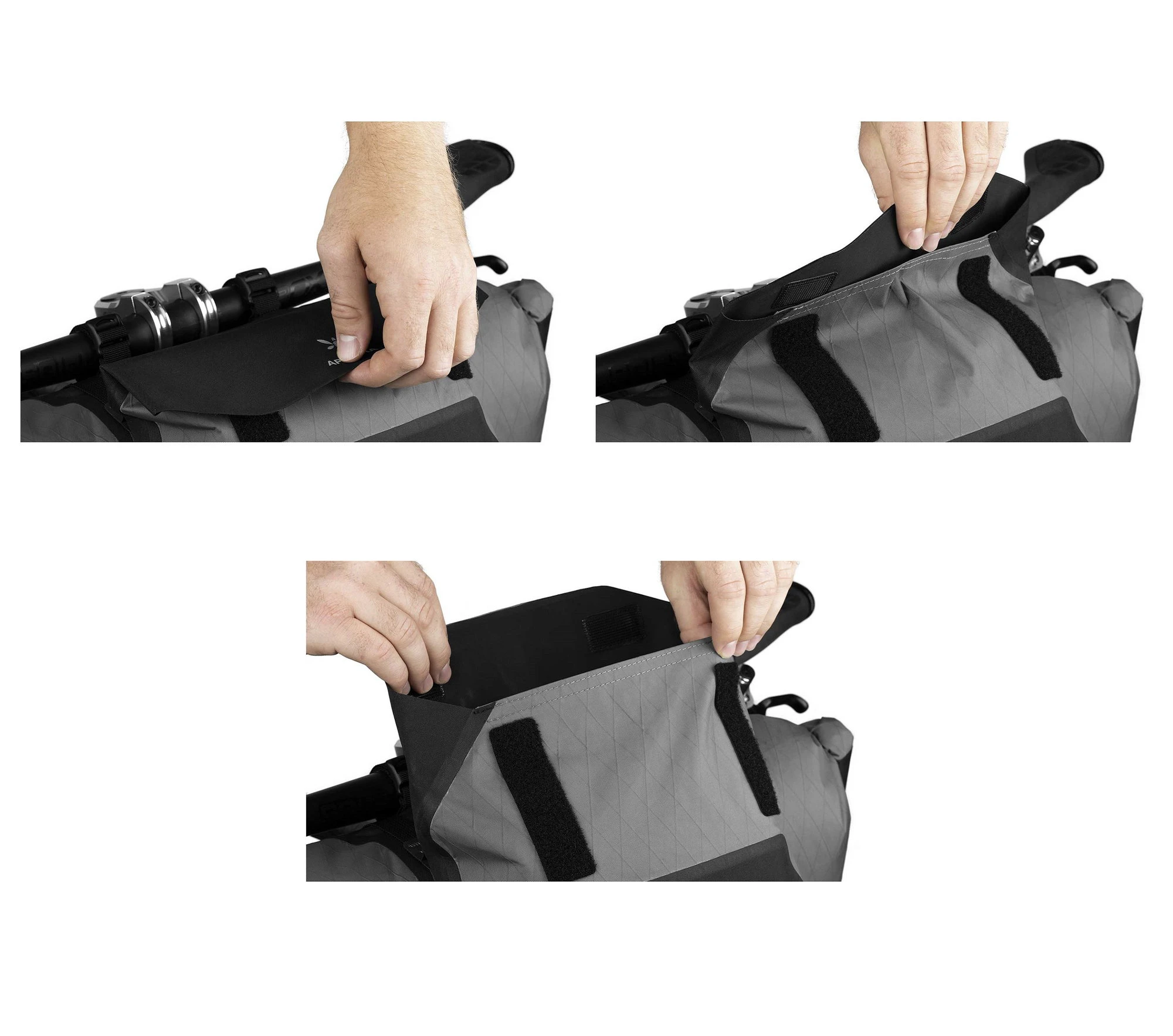 9. Apidura - geanta mica ghidon bicicleta Backcountry 2.0 Backcountry Accessory Pocket 4 litri - negru gri