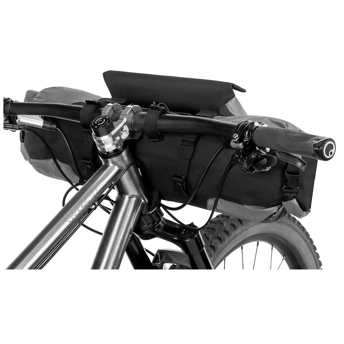 6. Apidura - geanta mica ghidon bicicleta Backcountry 2.0 Backcountry Accessory Pocket 4 litri - negru gri