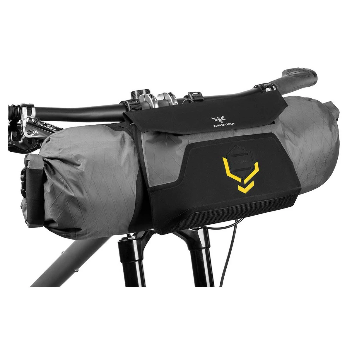 2. Apidura - geanta mica ghidon bicicleta Backcountry 2.0 Backcountry Accessory Pocket 4 litri - negru gri