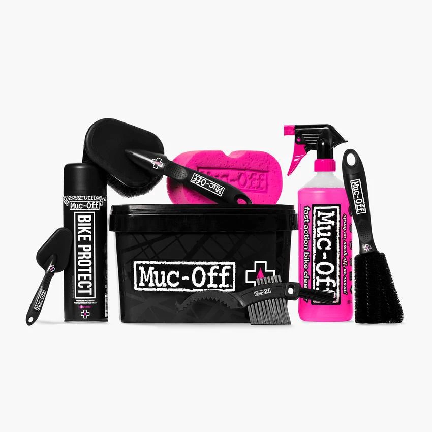 1. Muc-Off - Kit pentru curatare biciclete 8 in 1 elemente