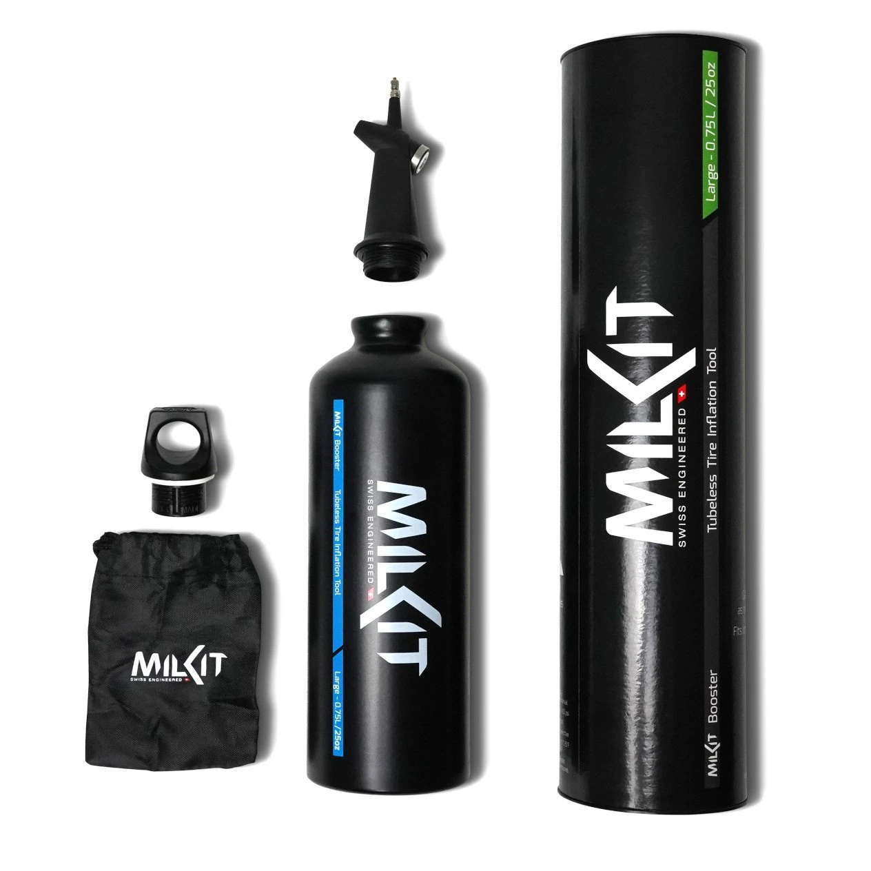 3. Milkit - bidon pentru kit tubeless bicicleta, Booster 0.75L