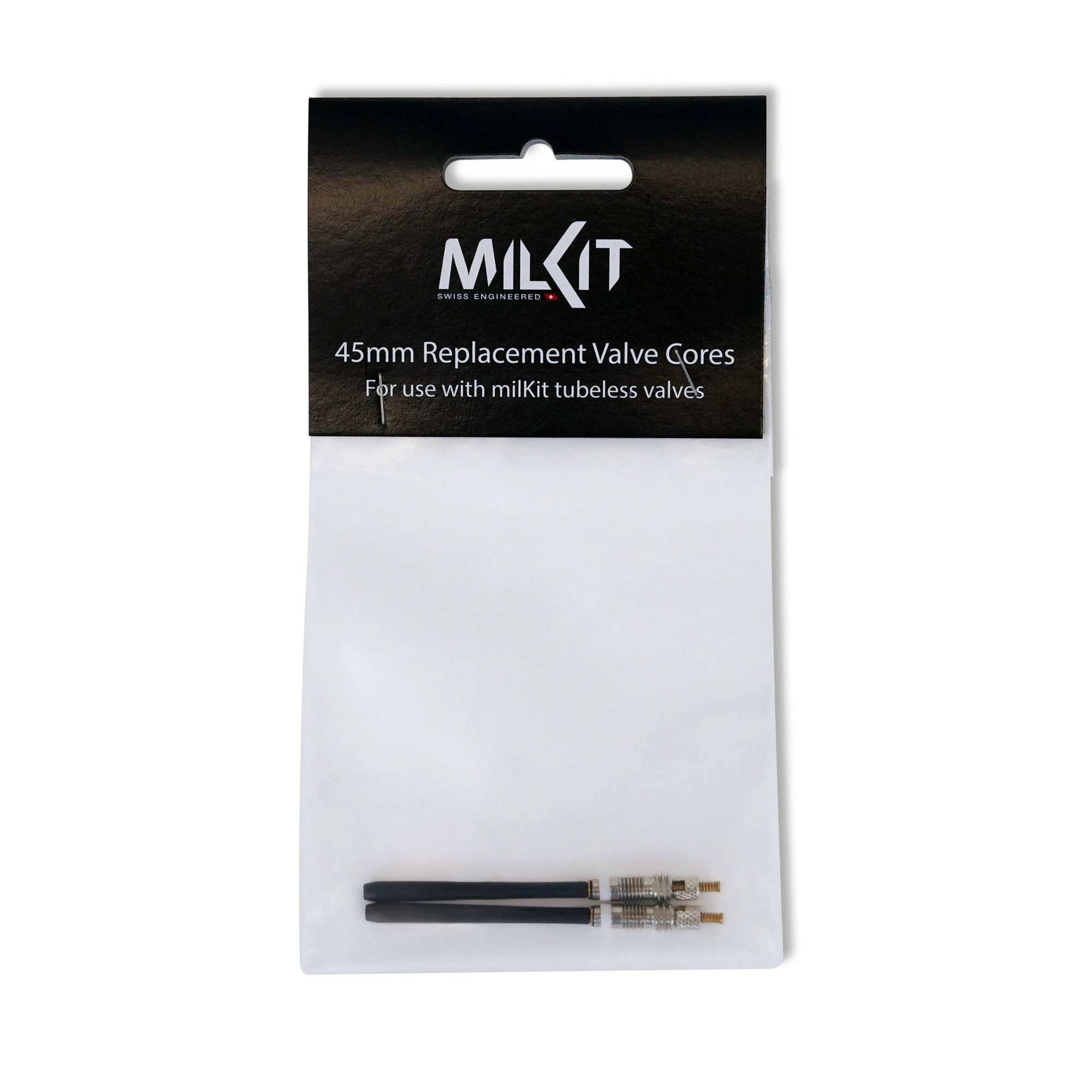 1. Milkit - piesa de schimba tub interior demontabil valva bicicleta, Valve Cores - 45mm