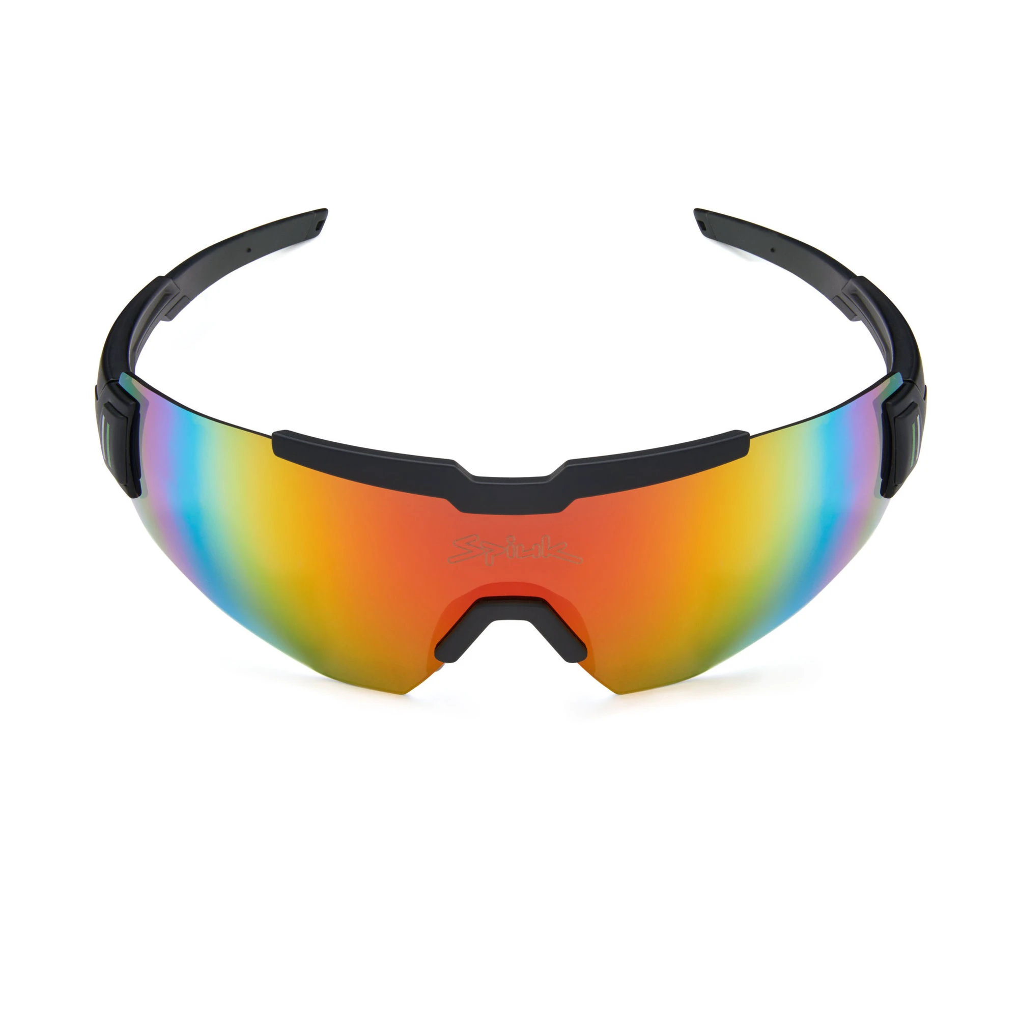 2. Spiuk - ochelari soare sport Profit, 2 lentile de schimb transparent si rosu oglinda - rama neagra