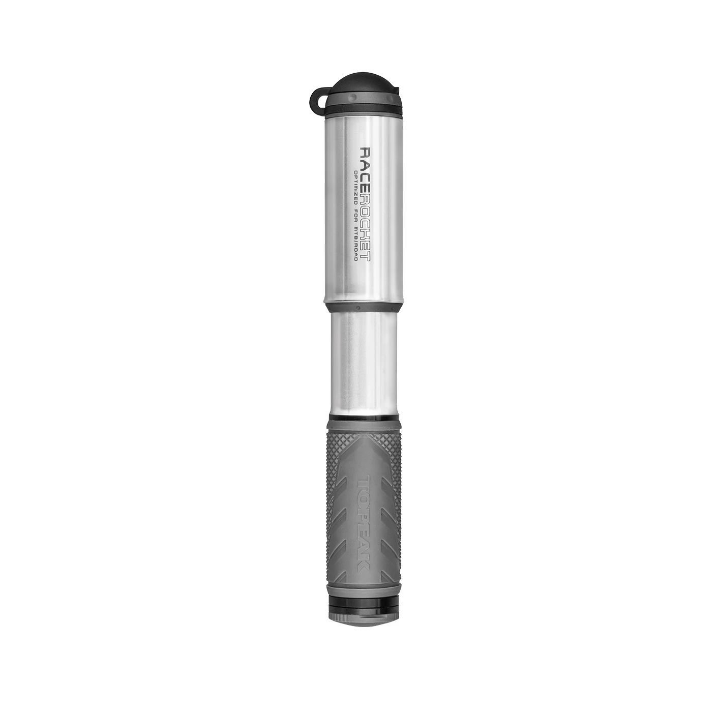 1. Topeak - mini pompă bicicletă Race Rocket - argintiu