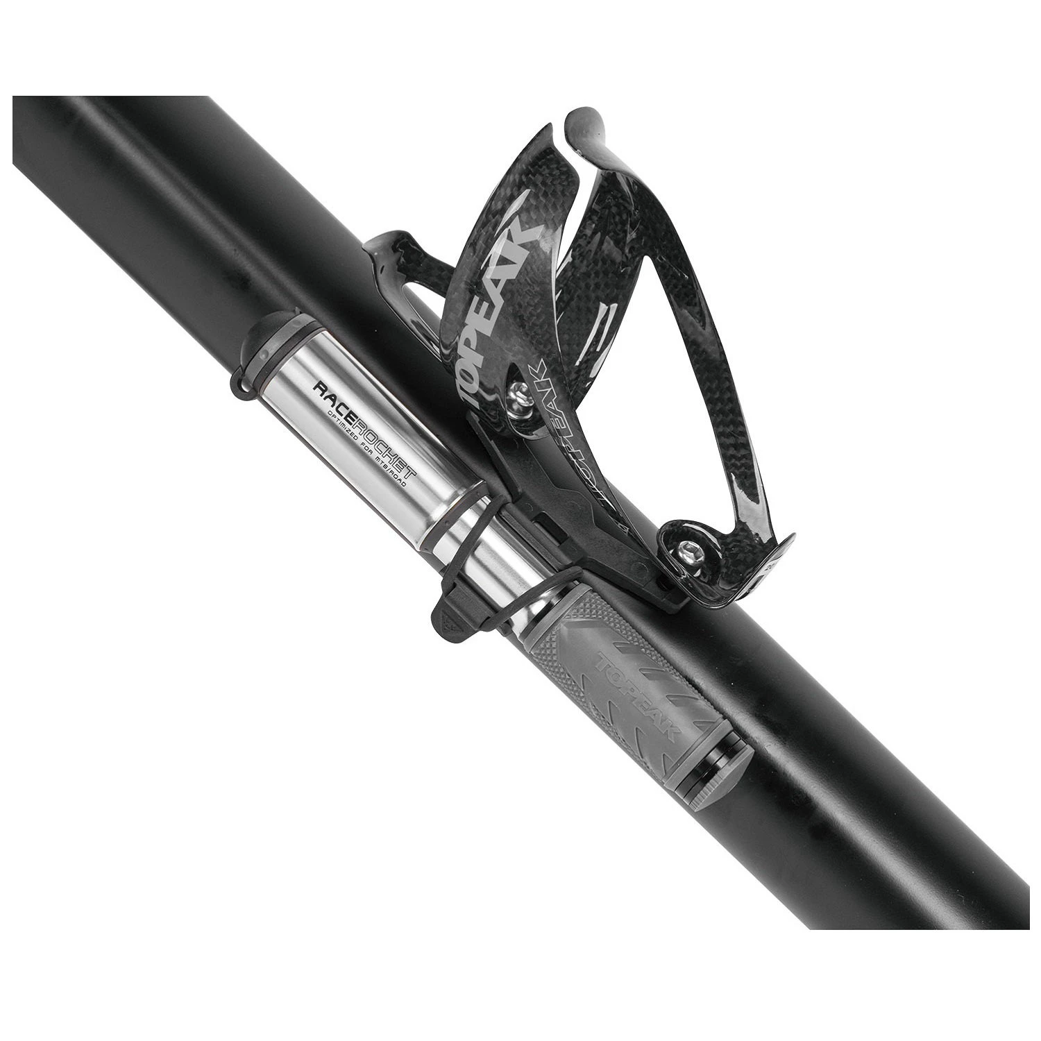 5. Topeak - mini pompa bicicleta Race Rocket - argintiu