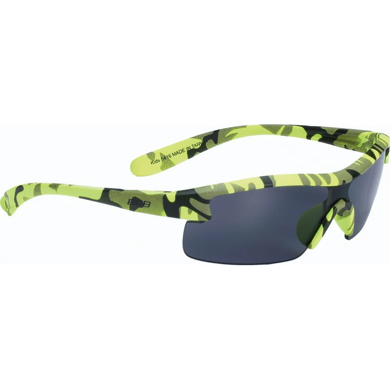 1. BBB - Ochelari ciclism copii BSG-54 - camuflaj mat galben neon
