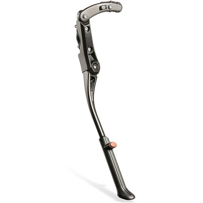 1. BikeFun - Cric reglabil Bicicleta spate Kickstand 24-29", aluminiu - negru