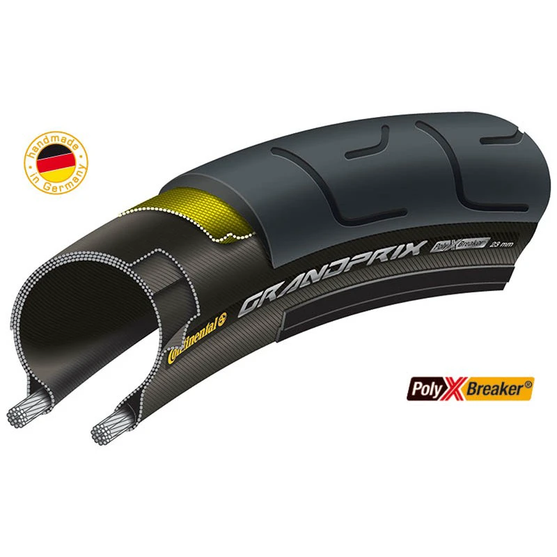 2. Continental - anvelopa pliabila Grand Prix 700x25C - 25-622 - negru