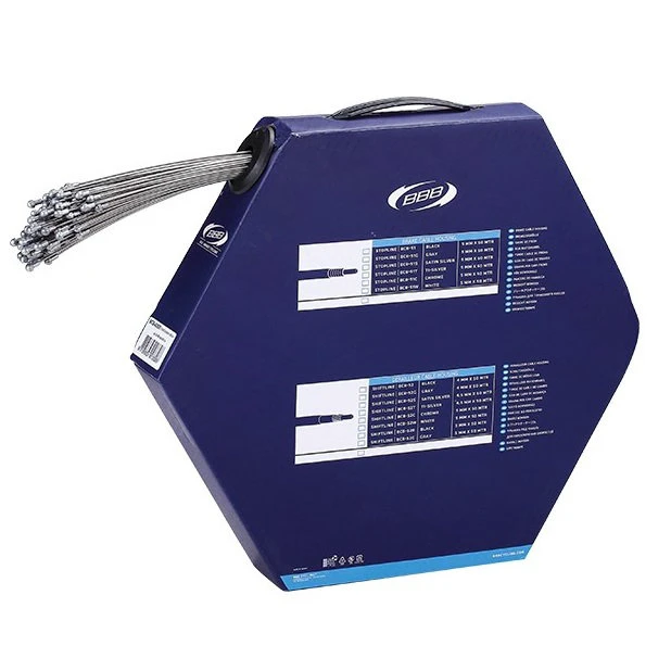 1. BBB - Cablu Frana pentru Bicicleta sosea (cursiera) Brakewire Slick, otel 1.5x1700 mm