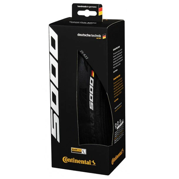 4. Continental - anvelopa pliabila Grand Prix 5000 - 700x25C - 25-622 – negru