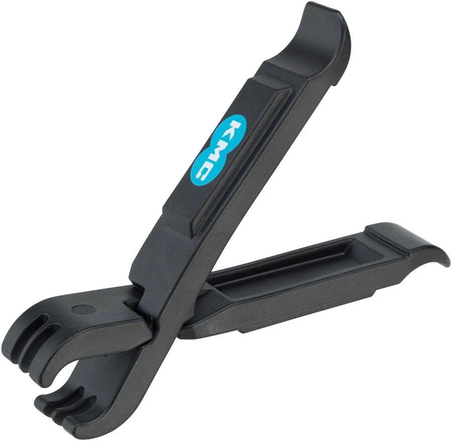 1. Kmc - Levier pentru lant si cauciuc bicicleta Quiclink Tire Lever - negru