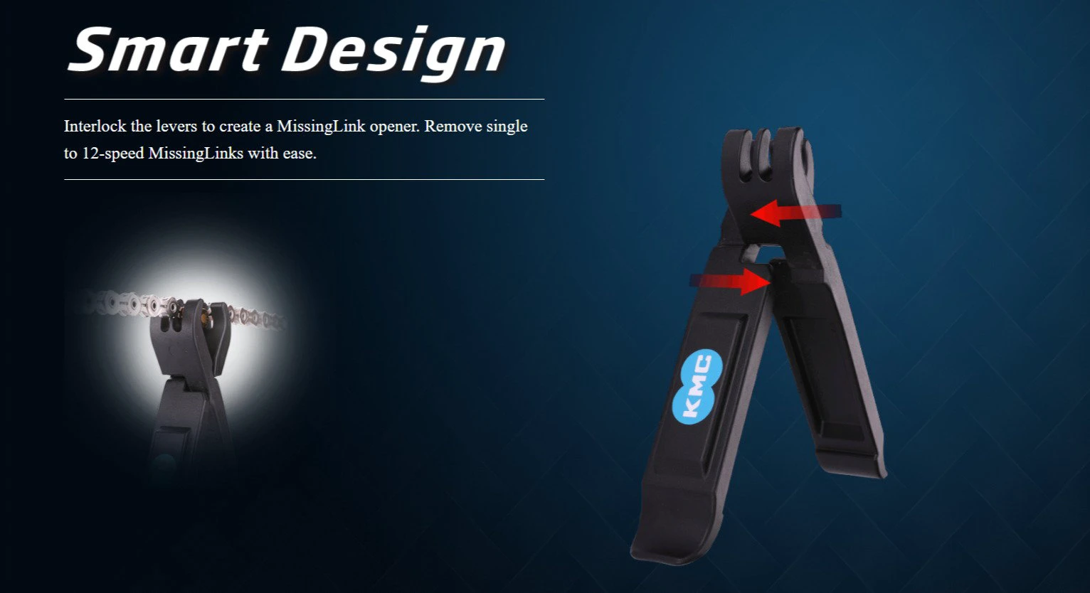 5. Kmc - Levier lant si cauciuc Bicicleta Quiclink Tire Lever - negru