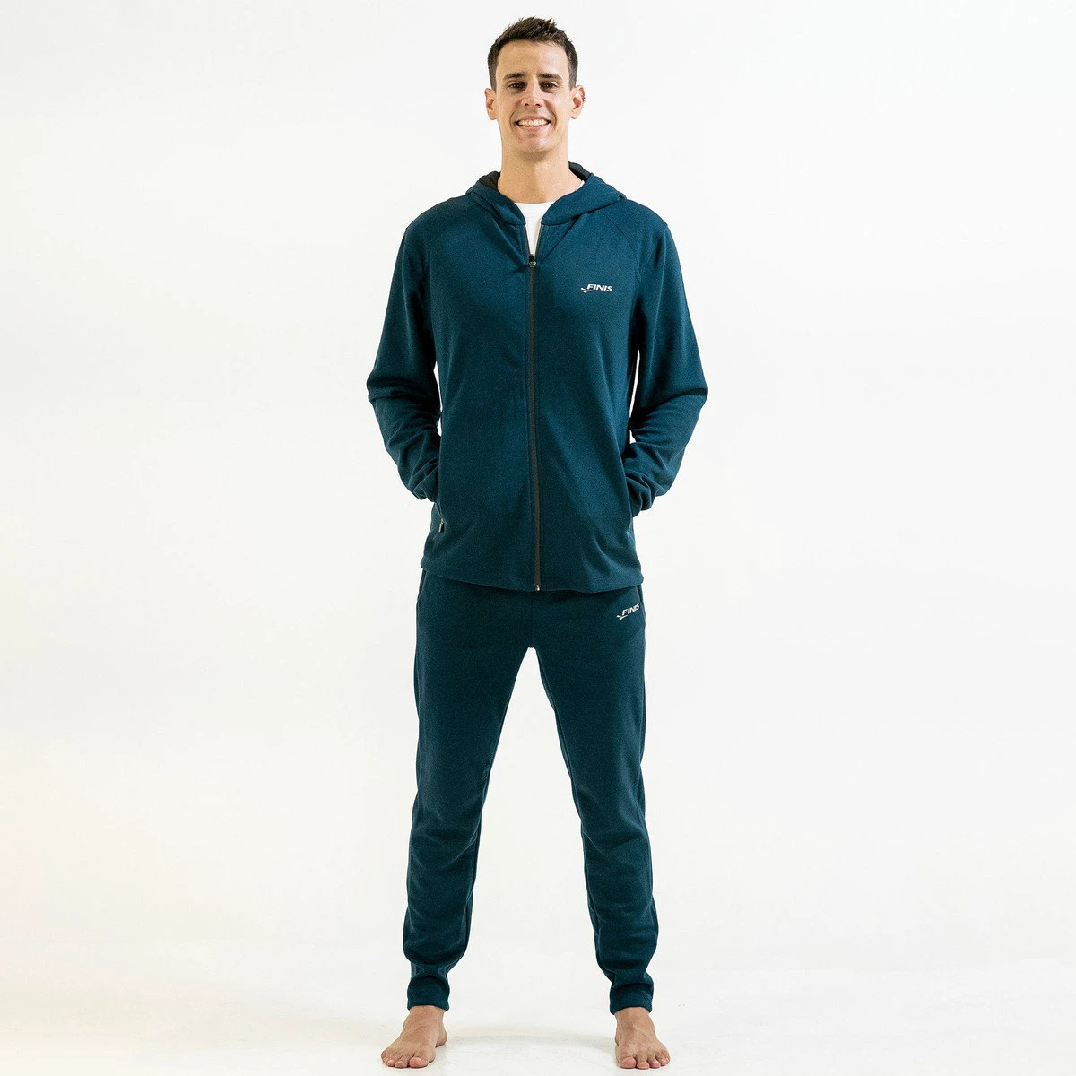 1. Finis - Pantaloni tehnici pentru barbati Tech Pants - bleumarin