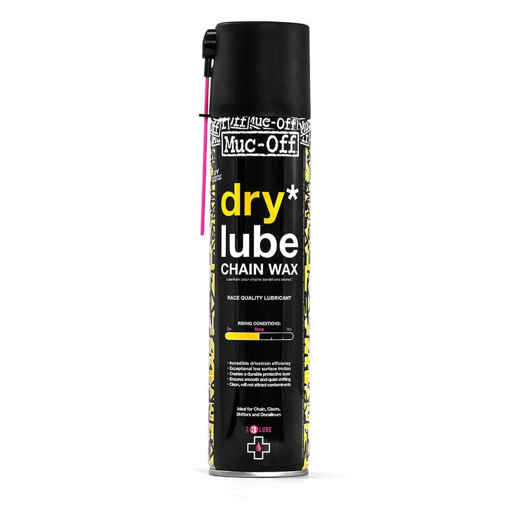 1. Muc-Off - Lubrifiant lant bicicleta Dry Weather Chain Lube PTFE Aerosol 400ml