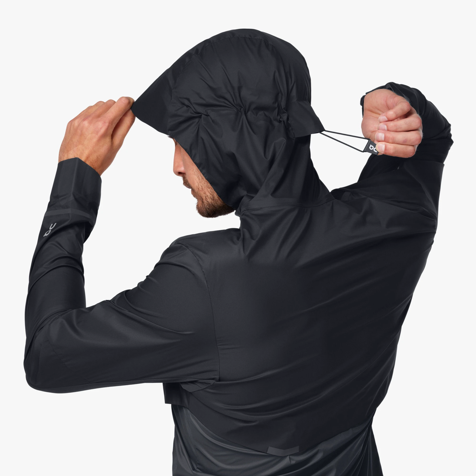 9. On Cloud Weather Running Jacket - jacheta de alergare vant / ploaie pentru barbati - negru