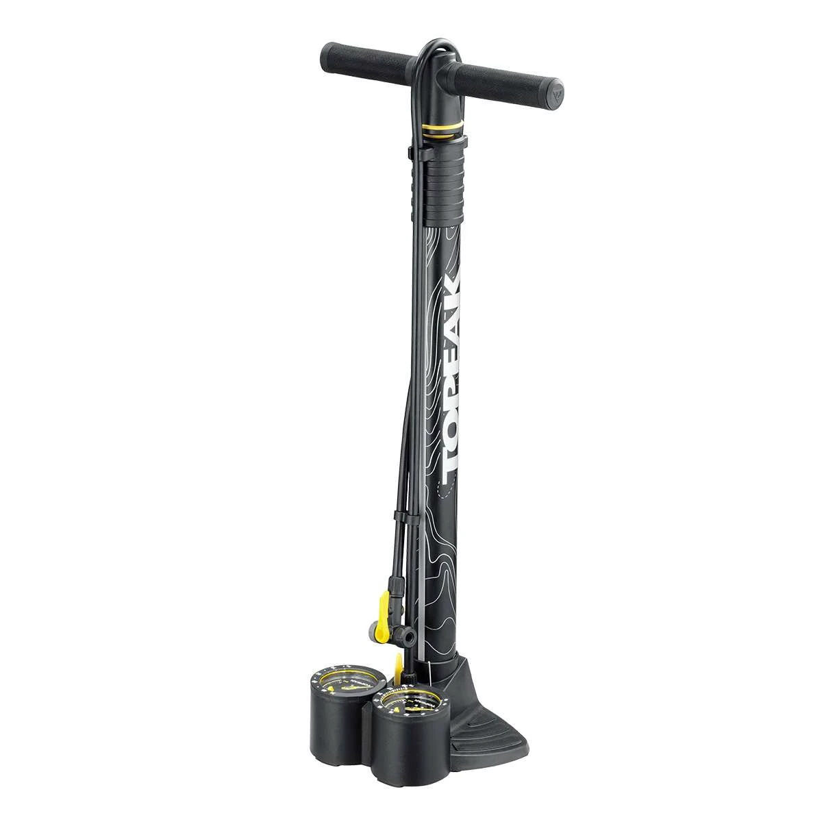 1. Topeak pompa podea JoeBlow Dualie pentru mtb & fatbike - negru
