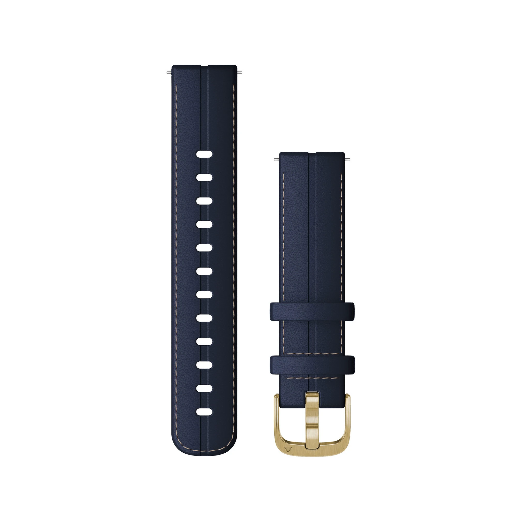 1. Garmin - Quick Release 18 - curea piele albastra - Vivoactive 4s/ Vivomove 3s