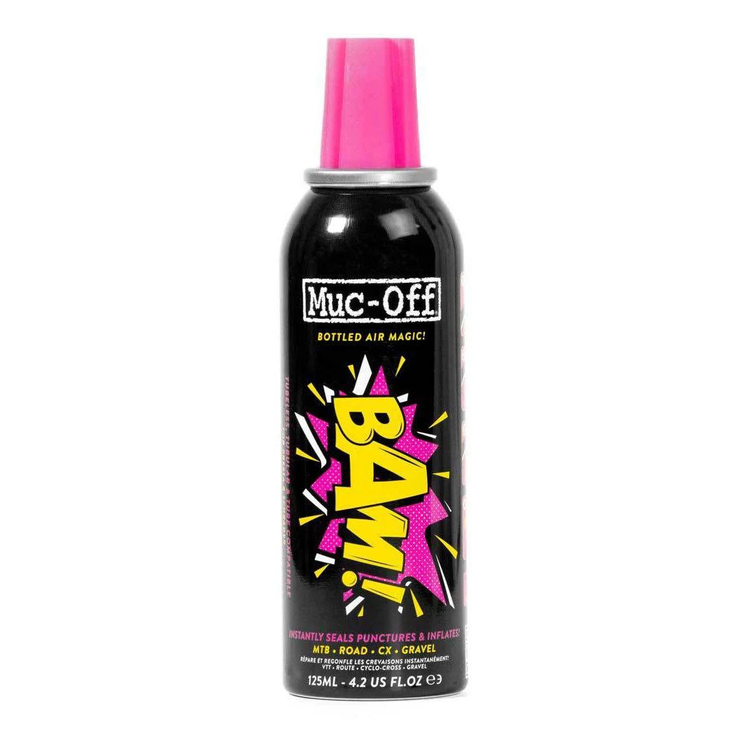 1. Muc-Off - Cartus cu solutie antipana BAM pentru camera sau pentru sisteme tubeless - 125ml