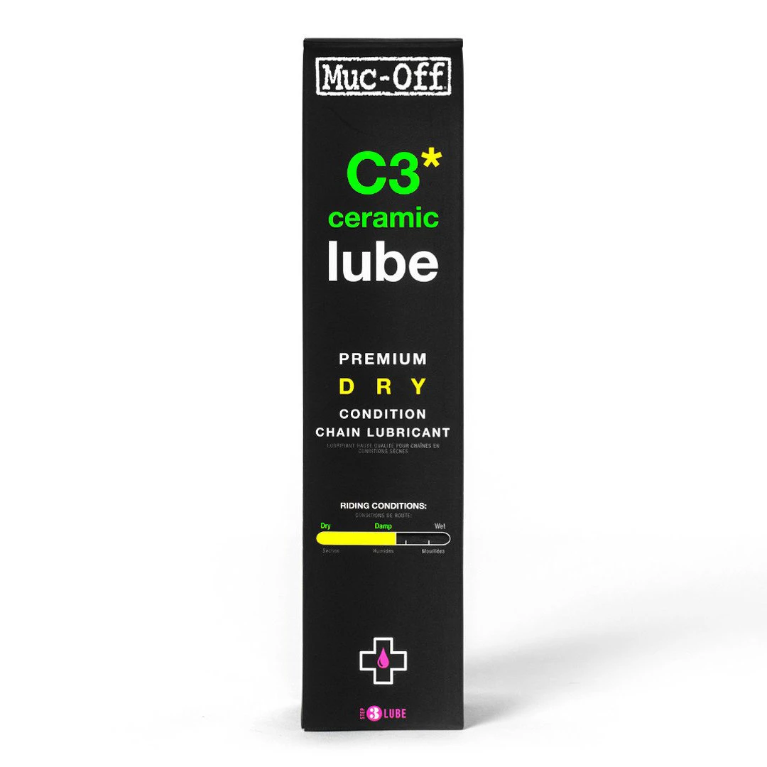 1. Muc-Off - Ulei Lubrifiant Ceramic C3 pentru lant - Dry - 120ml