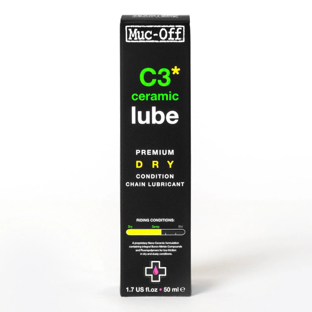 1. Muc-Off - Ulei Lubrifiant Ceramic C3 pentru lant - Dry - 50ml