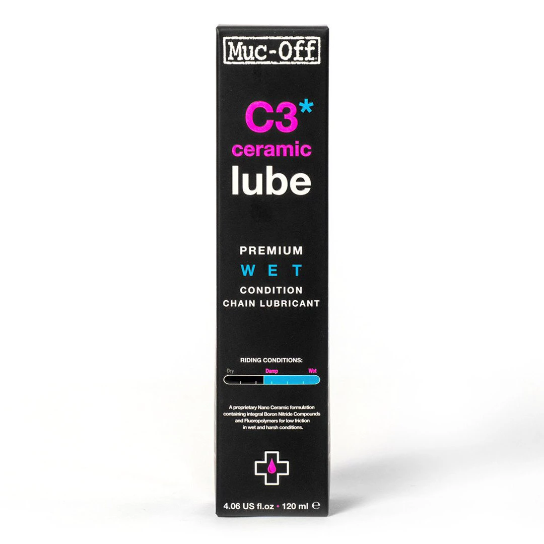 1. Muc-Off - Ulei Lubrifiant Ceramic C3 pentru lant - Wet - 120ml