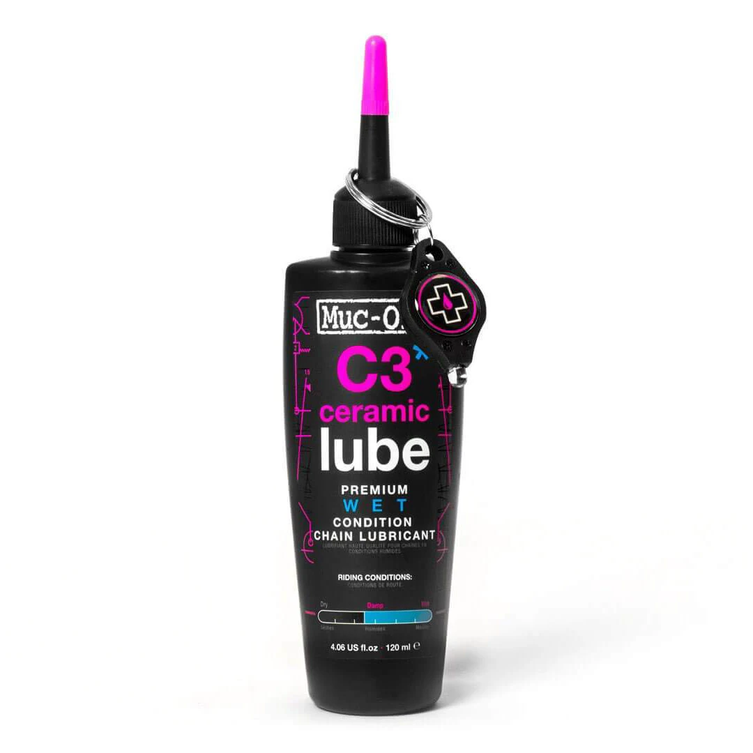 2. Muc-Off - Ulei Lubrifiant Ceramic C3 pentru lant - Wet - 120ml